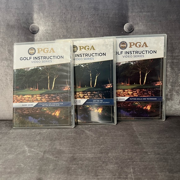 PGA Golf Instruction Video Series (set of 3) - Picture 1 of 10
